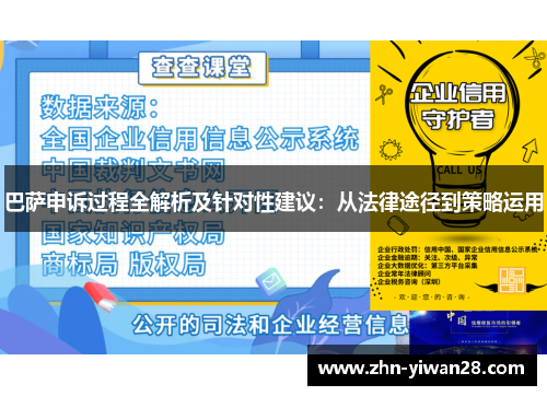 巴萨申诉过程全解析及针对性建议：从法律途径到策略运用